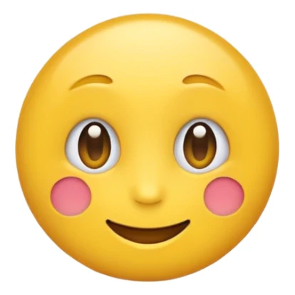 Emoji rond et jaune qui regarde à côté de lui  sticker