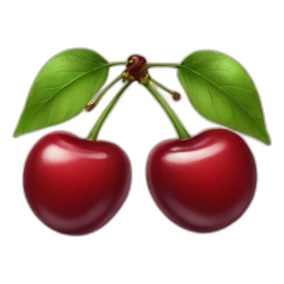 big pair of cherries sticker