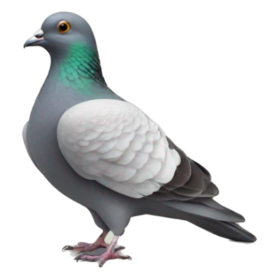 pigeon holding a sign that says "thx" sticker