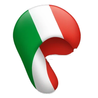 Italian flag and music signs arouns it sticker