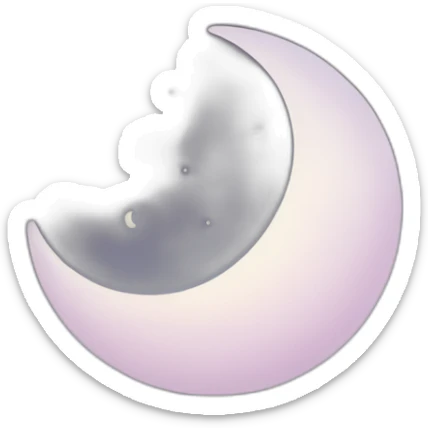 Sky moon sticker
