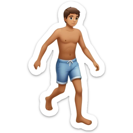  small footprints appear beside their own larger ones—as if their childhood self is walking alongside them.- hand in glowing chest on the sand footsteps sticker