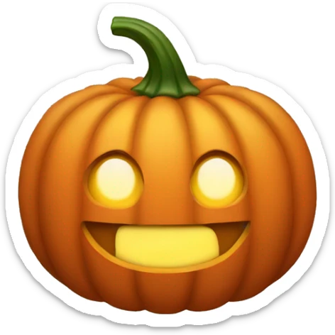 Pumpkin sticker