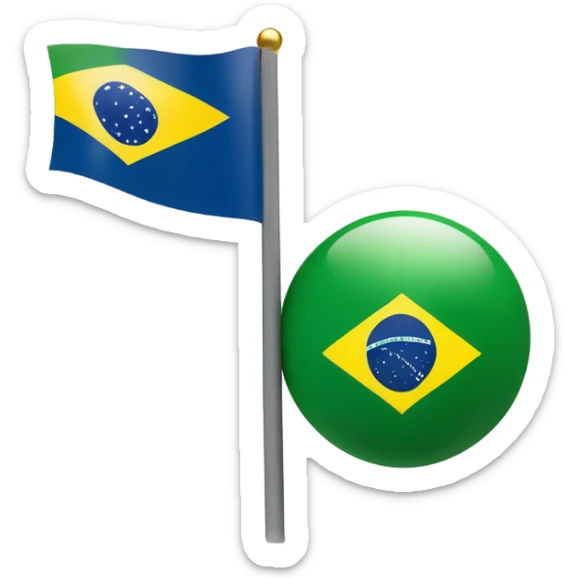 Flag of Brazil sticker