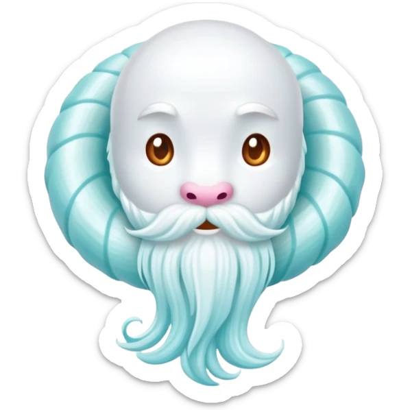 Dragon beard candy, traditional Chinese sweet with fine strands of sugar sticker