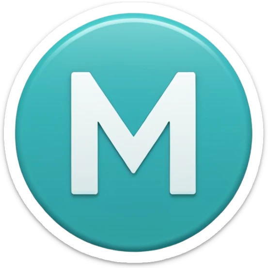 Crea Un logo animado de un círculo color Turquesa y letras blancas con las siglas NHD sticker