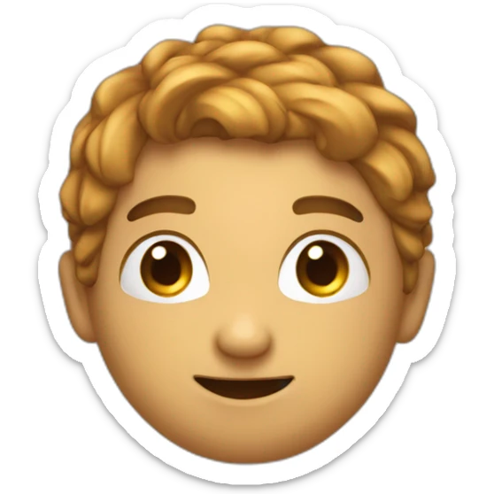 Emojie qui fait un  cœur avec c est main sticker