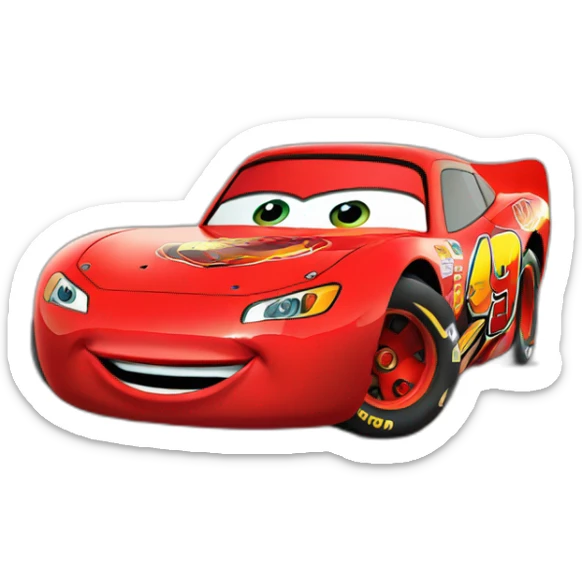 lightning McQueen sticker