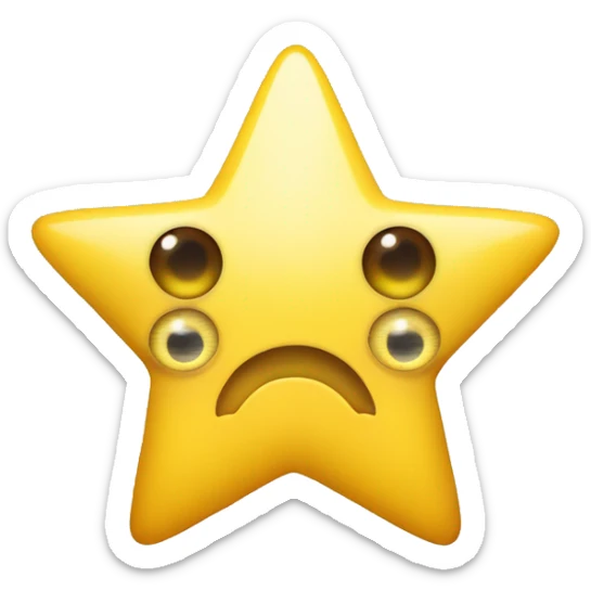 yellow emoji with star eyes and tongue to the right sticker