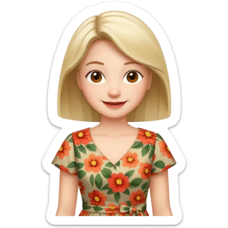 The character in Fairy Tale Beauty and the Beast, Mrs. Wardrobe sticker