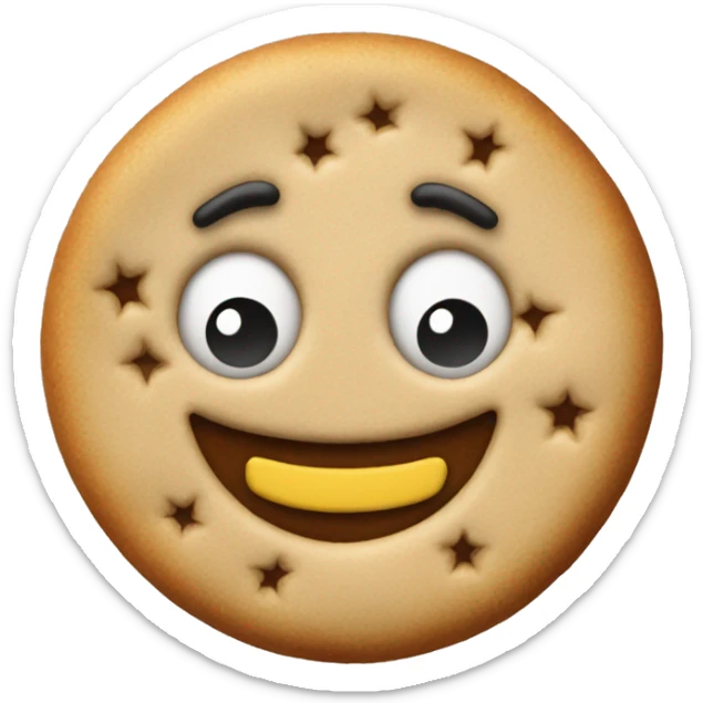 Christmas cookie sticker