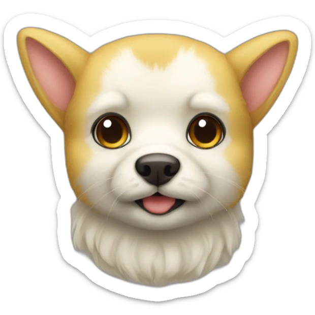 moustachu caucasien sticker