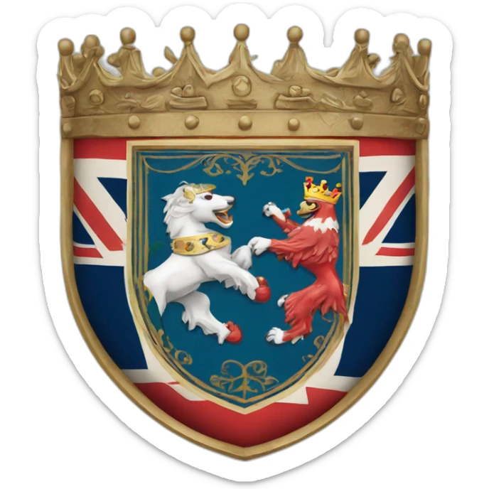 Coat of arms of United Kingdom sticker