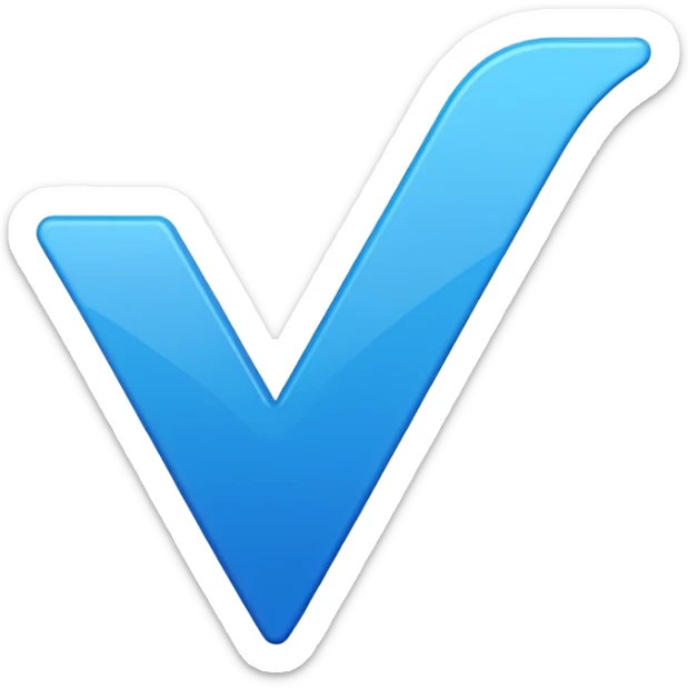 I want 🔵 blue tick like after id name of celebrities sticker