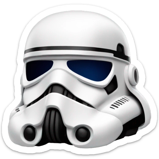 Darktrooper pearl-blue Cardstock Papercraft fr-s racecar sticker