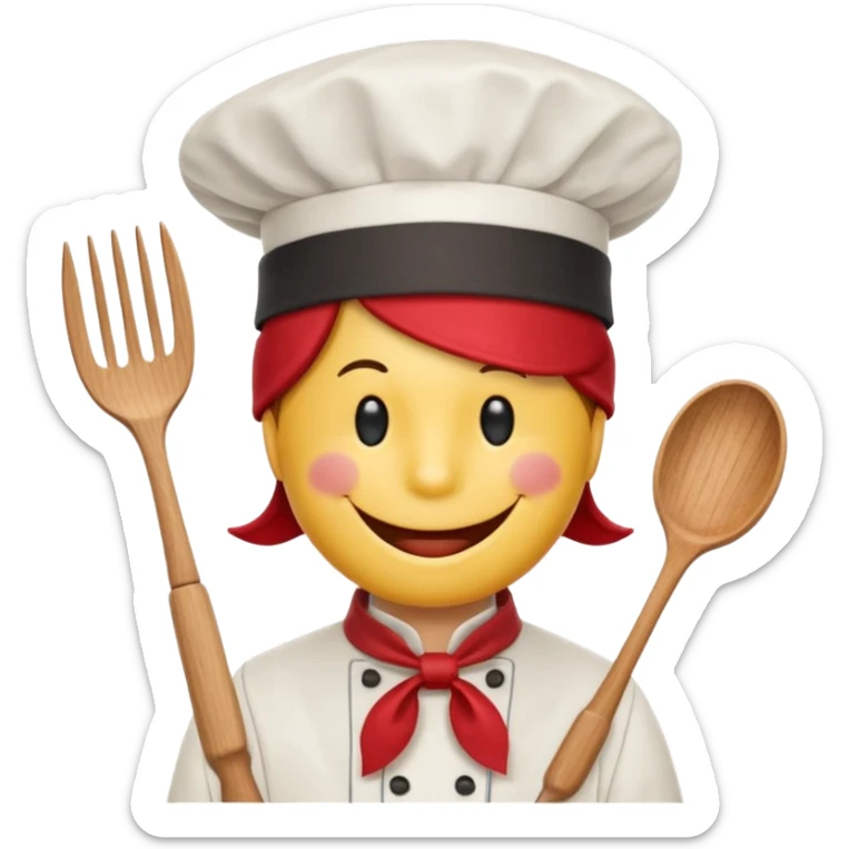 rédige moi un smiley qui donne envie de restaurant et de brasserie sticker