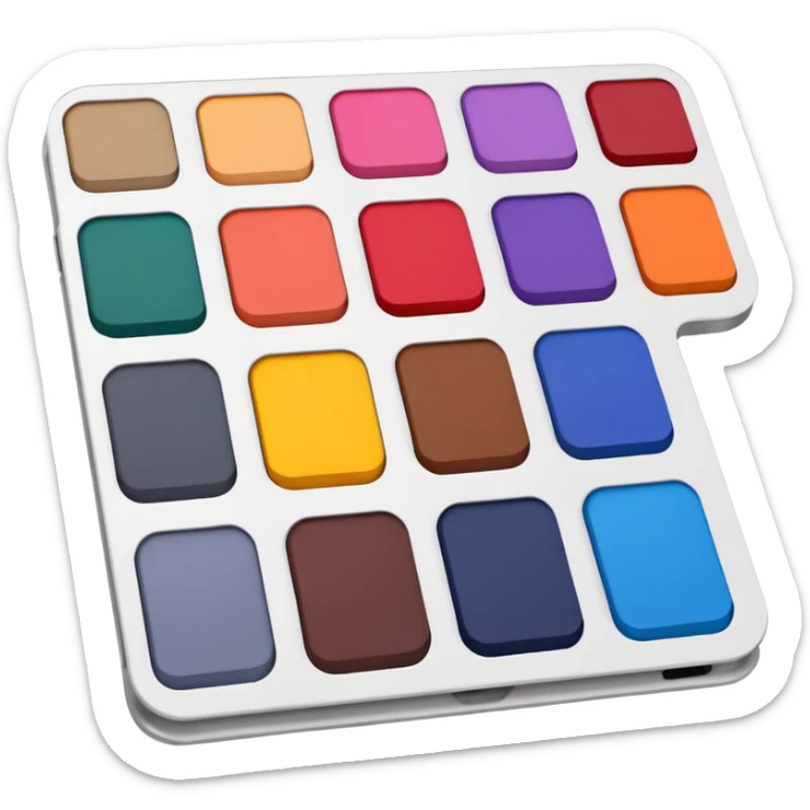 paint swatch book sticker