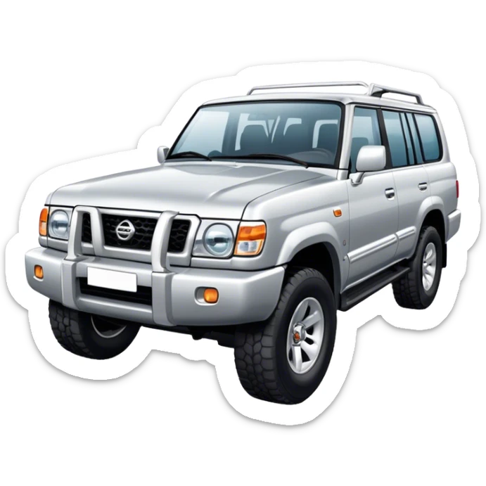 Nissan Patrol - Nissan (Model Year: 2022) (Iconic colour: Silver) sticker