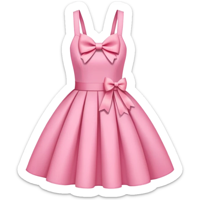 lollita dress douyin korean style pink bows sticker