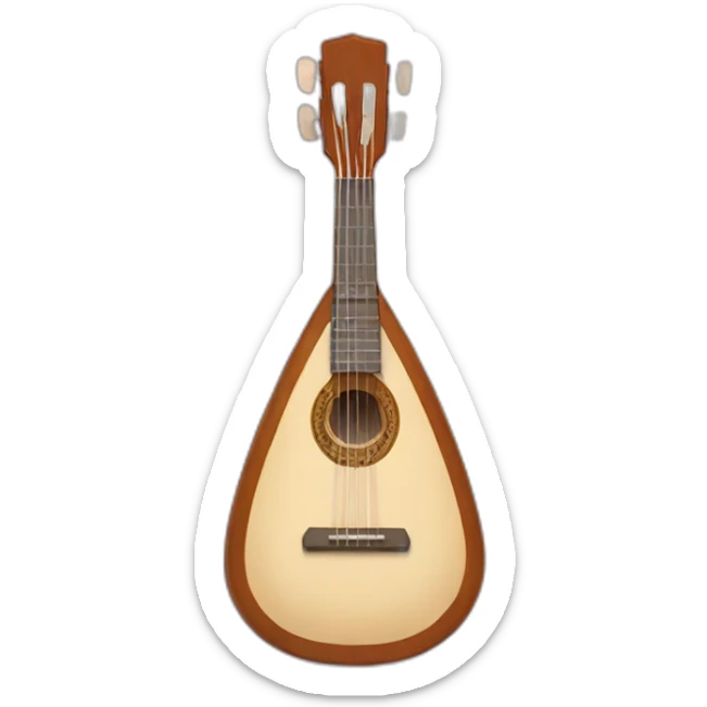 Erlandskian The Balalaika piccolo Balalaika Family instrument sticker