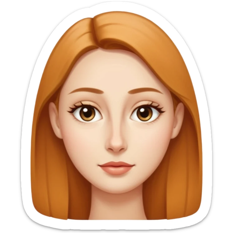 Long, narrow or oval face

Slim jawline with pointed chin

Small to medium almond eyes

High, defined nose bridge

Low facial fat retention

Elegant, refined expression sticker