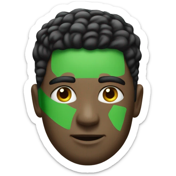 menino cabelo preto curto olhos verdes camisa da nike sticker