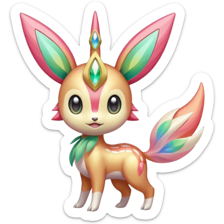 Meloetta-Victini-Palkia-Tropius-Aurorus-Milotic-Cresselia-fusion sticker
