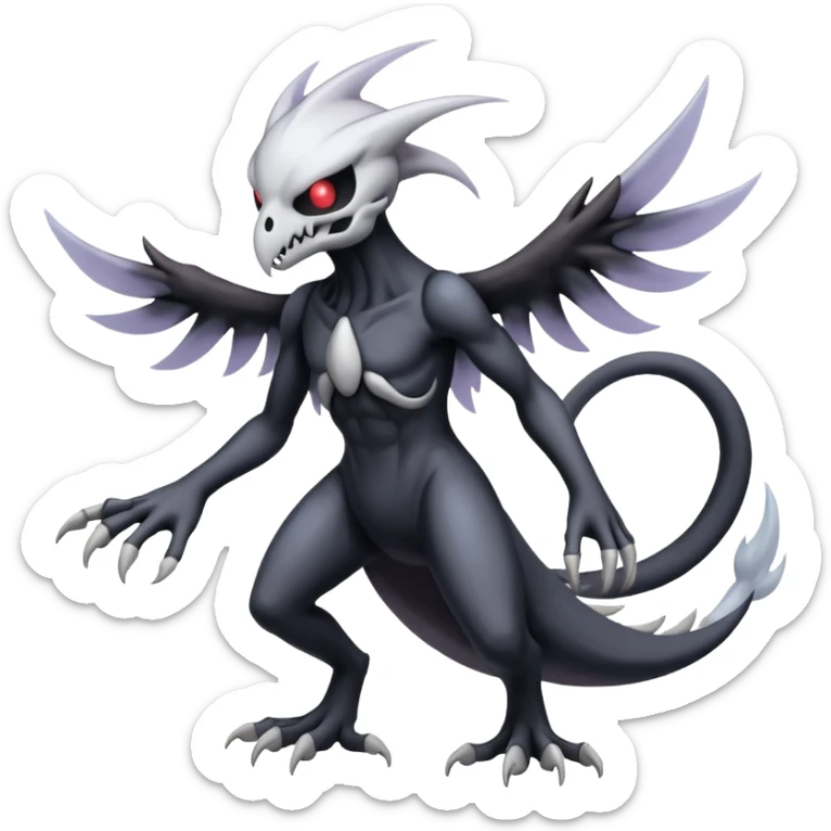 Duskull-Darkrai-Palkia-Fakémon-fusion (full body) sticker