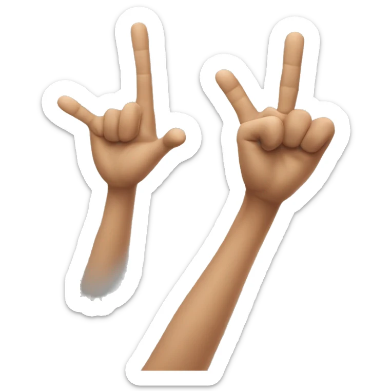 create a custom apple emoji of the hand gesture that goes like (get a load of this guy) sticker
