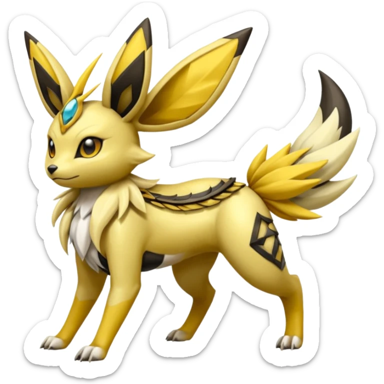 Meloetta-Renamon-Umbreon-Jolteon-Beedrill-Manectric-Palkia-Cresselia-fusion sticker