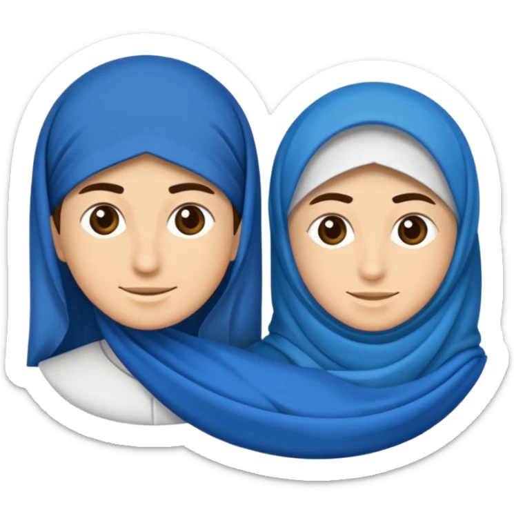 DOĞU TÜRKİSTAN BAYRAĞI (İNSANSIZ) AY VE YILDIZ MAVİ BAYRAK sticker