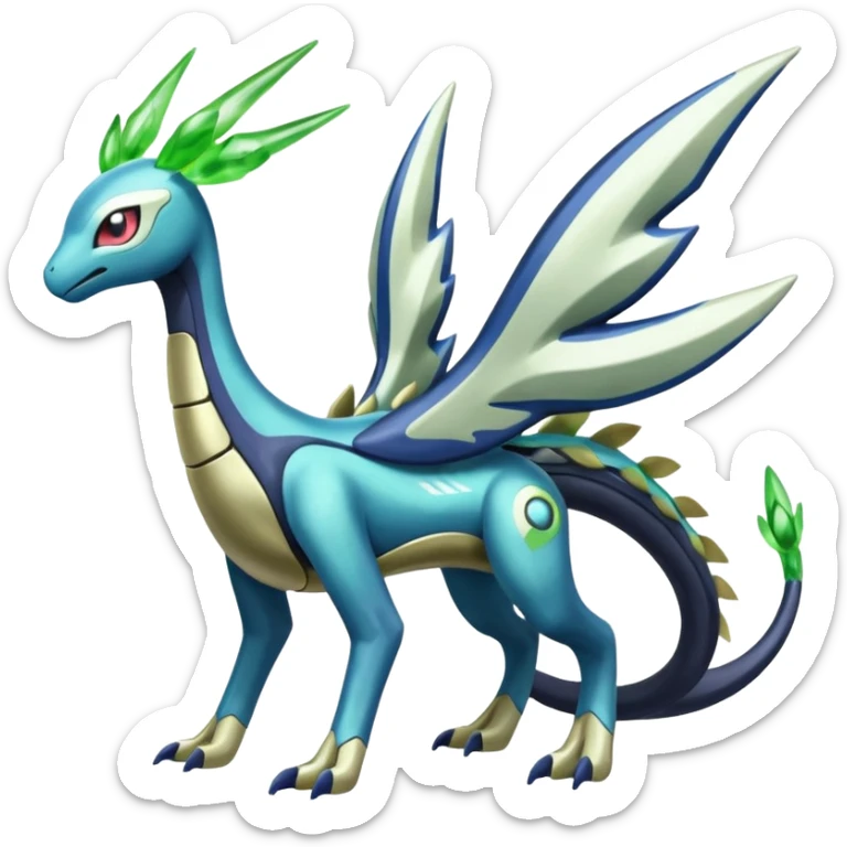 Meloetta-Zygarde-Cresselia-Palkia-Dialga-Electrike-Manectric-Fakémon-fusion, full body sticker
