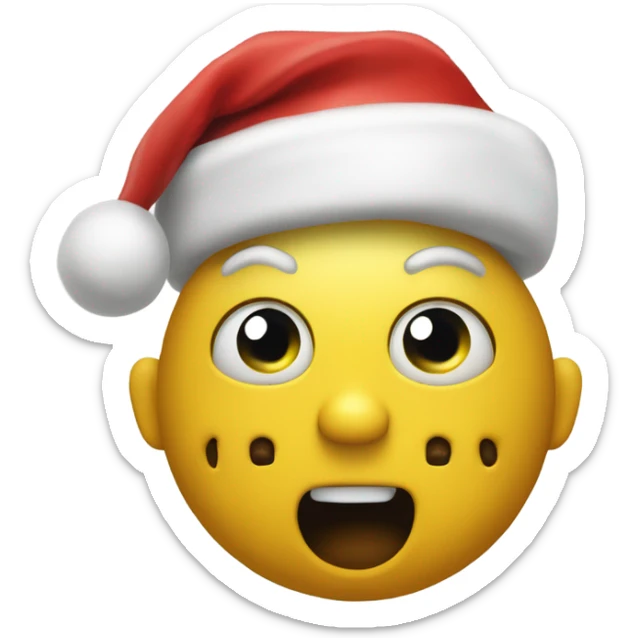 christmas freaky yellow skibidi sigma gooning with ahh emoji sticker