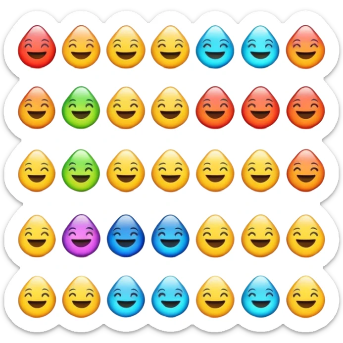 Curves emojis sticker