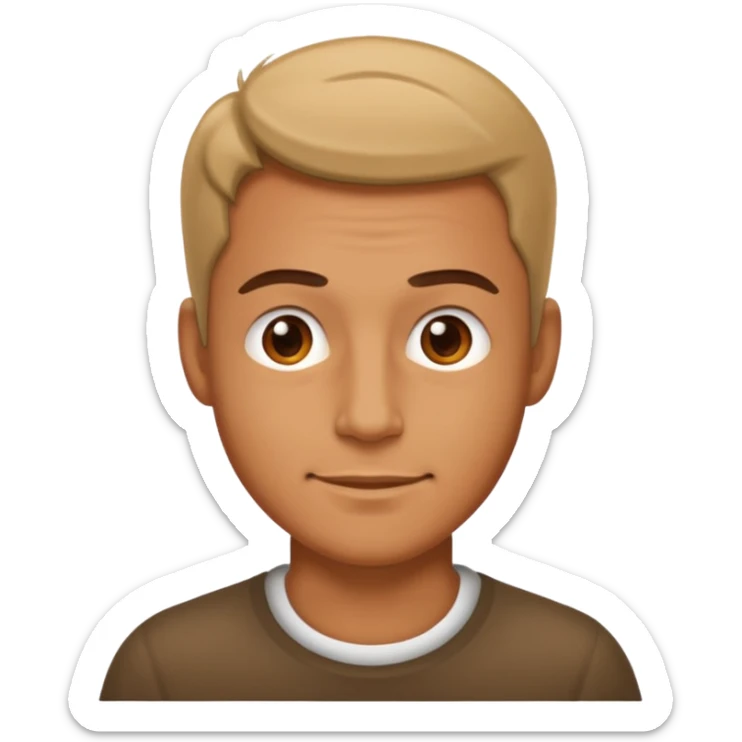 un emoji de monsieur je sais tout sticker
