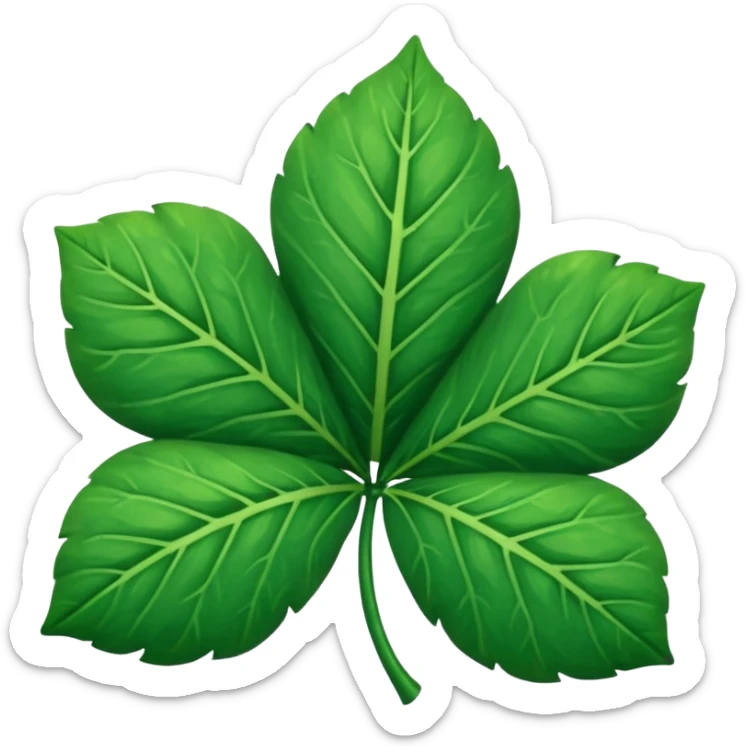 Trébol con 4 hojas a lado con nombre de Mati sticker