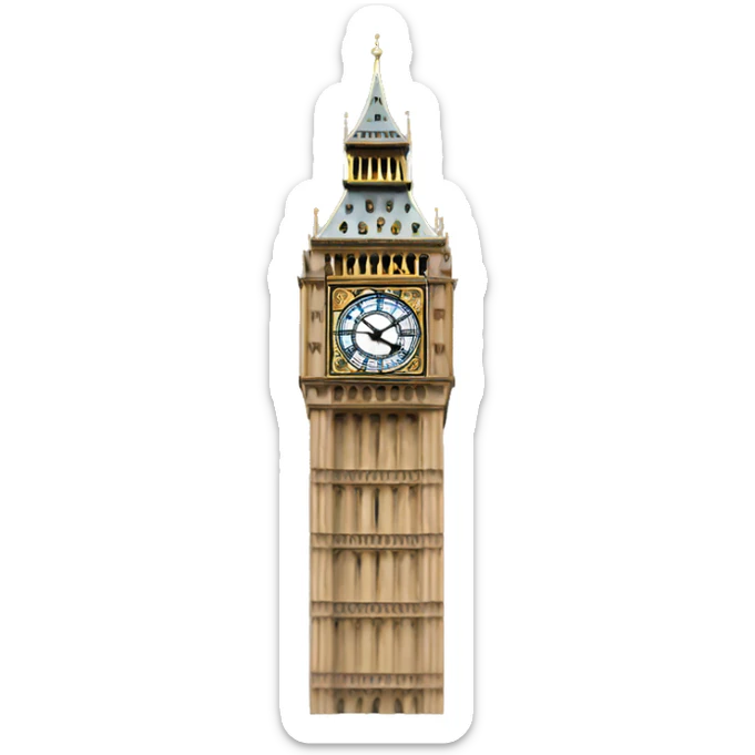 big ben sticker