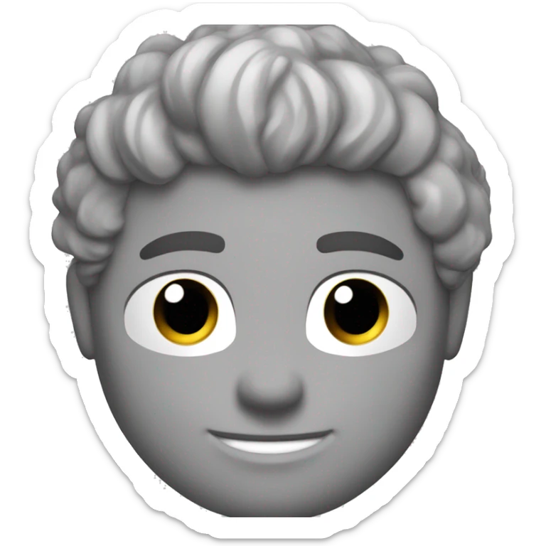 Homme musclé Métisse peau claire avec cheveux bouclés  sticker