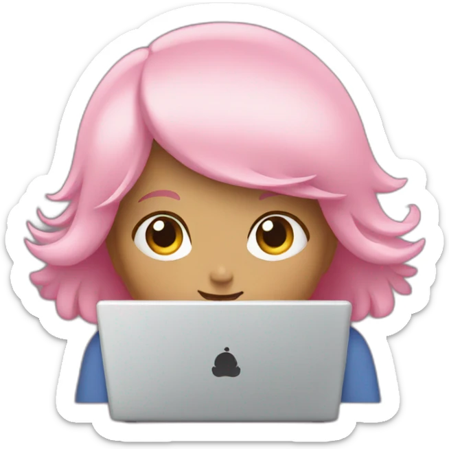 Loving preloved using laptop sticker