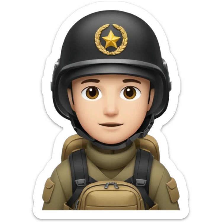 Moto cross rajoute un casque noir intégrale avec un sac militaire sticker