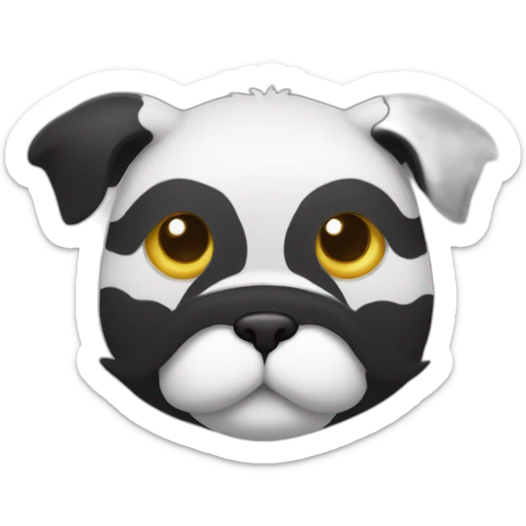 moustachu caucasien sticker