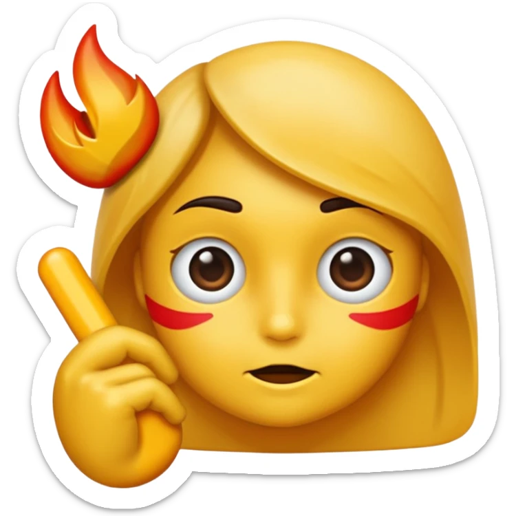 nude teenage girl about to squirt some cum sticker