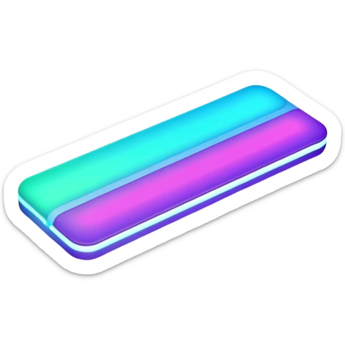 A futuristic experience bar fills up, glowing as it reaches the next level. The design features a sleek, digital progress bar with vibrant neon colors (blue, purple, or green), a gradient effect, and smooth animation-like highlights.  sticker