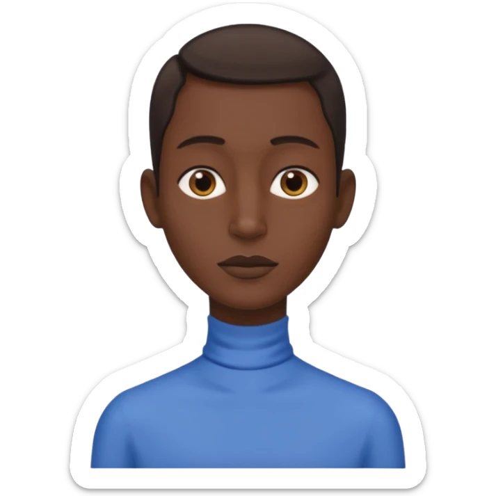 what i mean by tilted is that its stretched to the direction of the neck  sticker