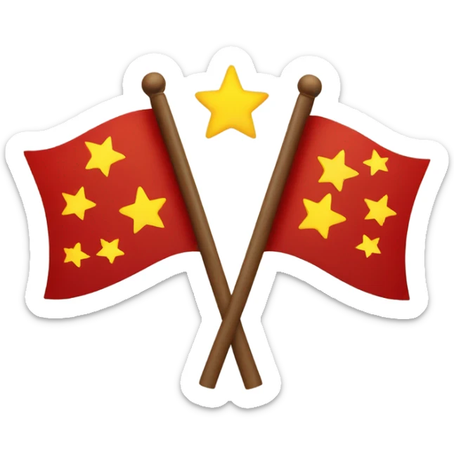 Flag of China sticker