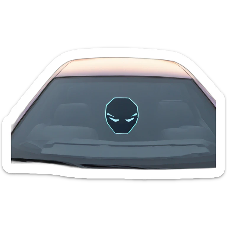 grand theft auto logo on the hood of a car sticker