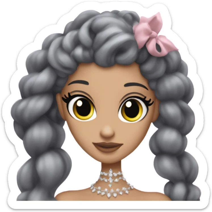 ariana grande as galinda in the wicked movie sticker