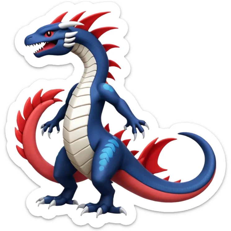 Yveltal-Lugia-Salandit-Fakémon-hybrid-creature (full body)  sticker