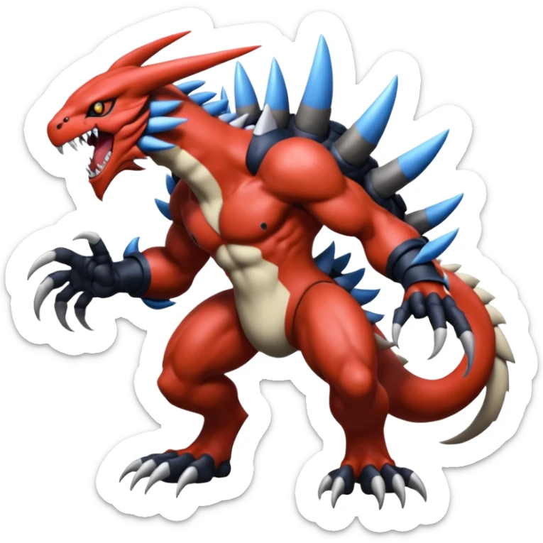 Yveltal-Regigigas-Lombax-Weregarurumon-fusion-creature (full body sticker
