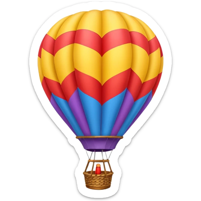 Balão de ar quente  sticker